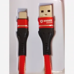 کابل شارژ تایپ سی کنفی ایکس هنز 1متری فست X-hanz LZ10 قرمز